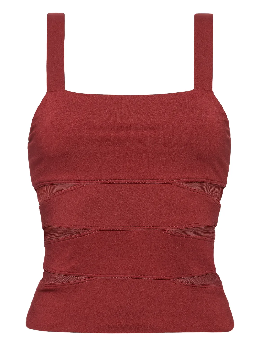 ERES Morgan Oberteil mit Mesh-Einsatz - Rot