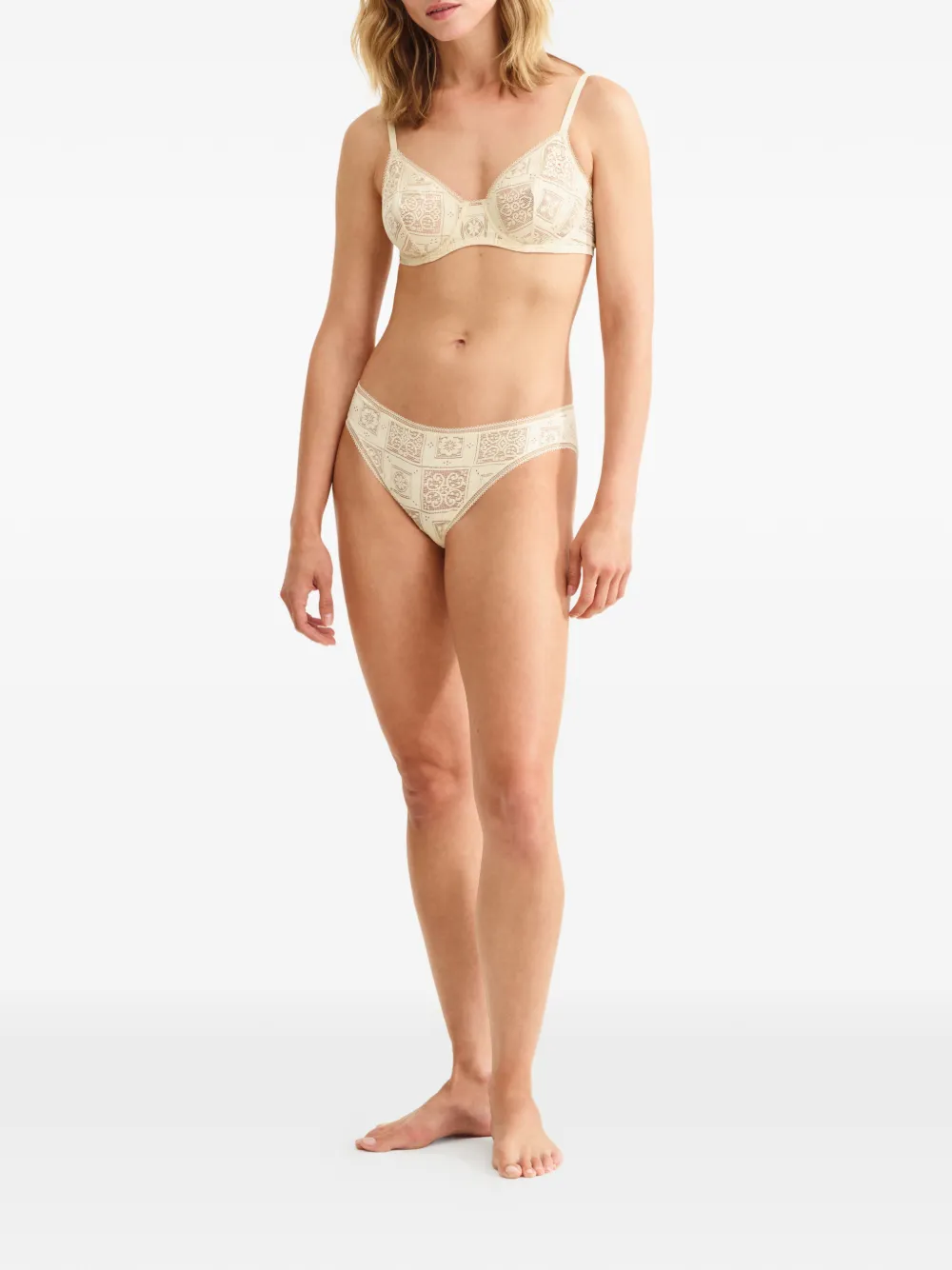 ERES Alizé slip met patroon - Beige