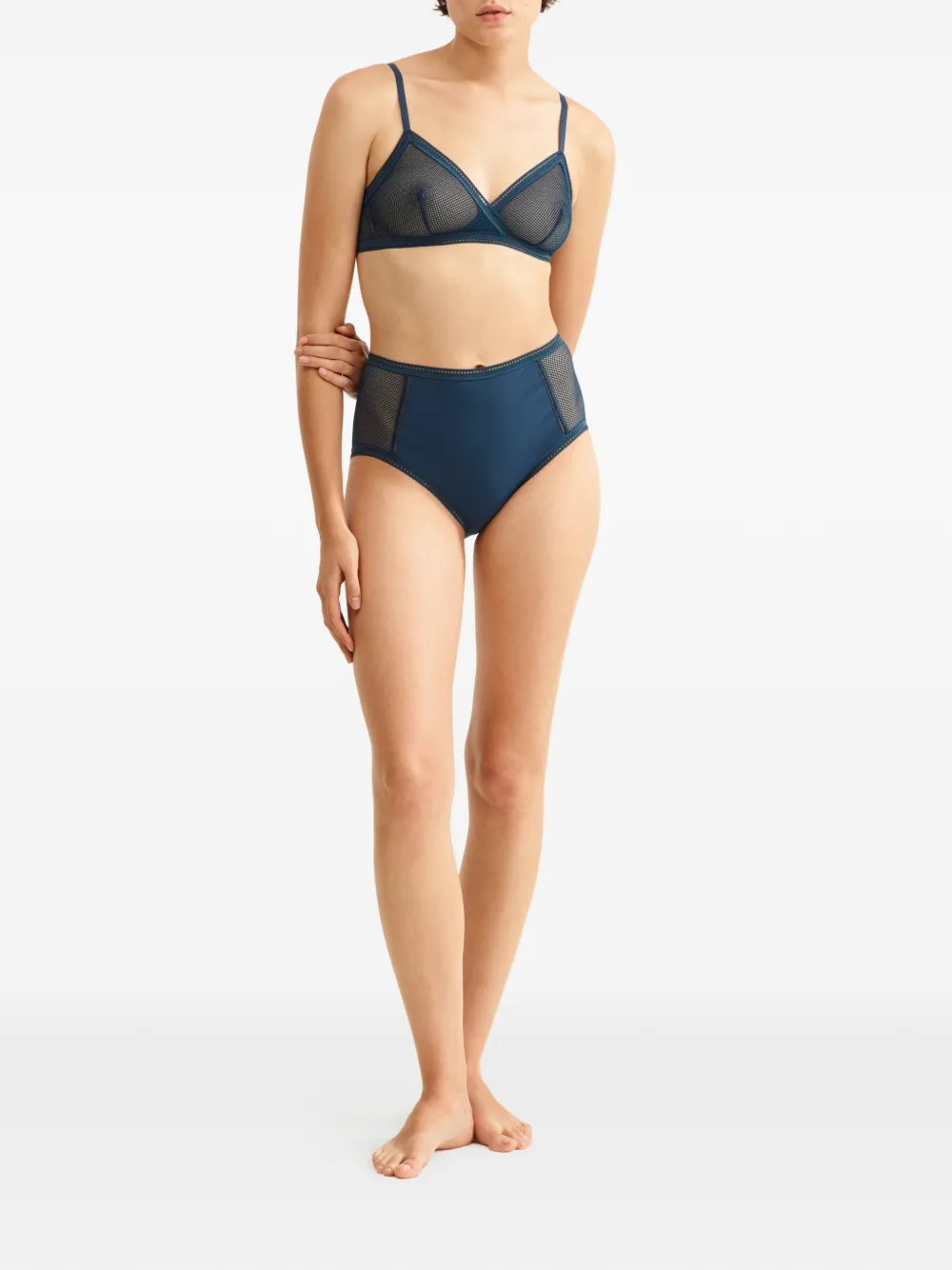  Eres Lotus High-waisted Briefs - Blue 