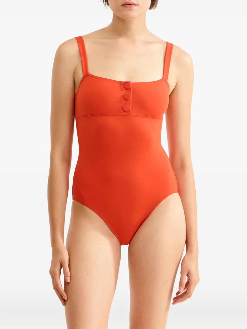 ERES Dahabiya badpak met knoopdetail Rood