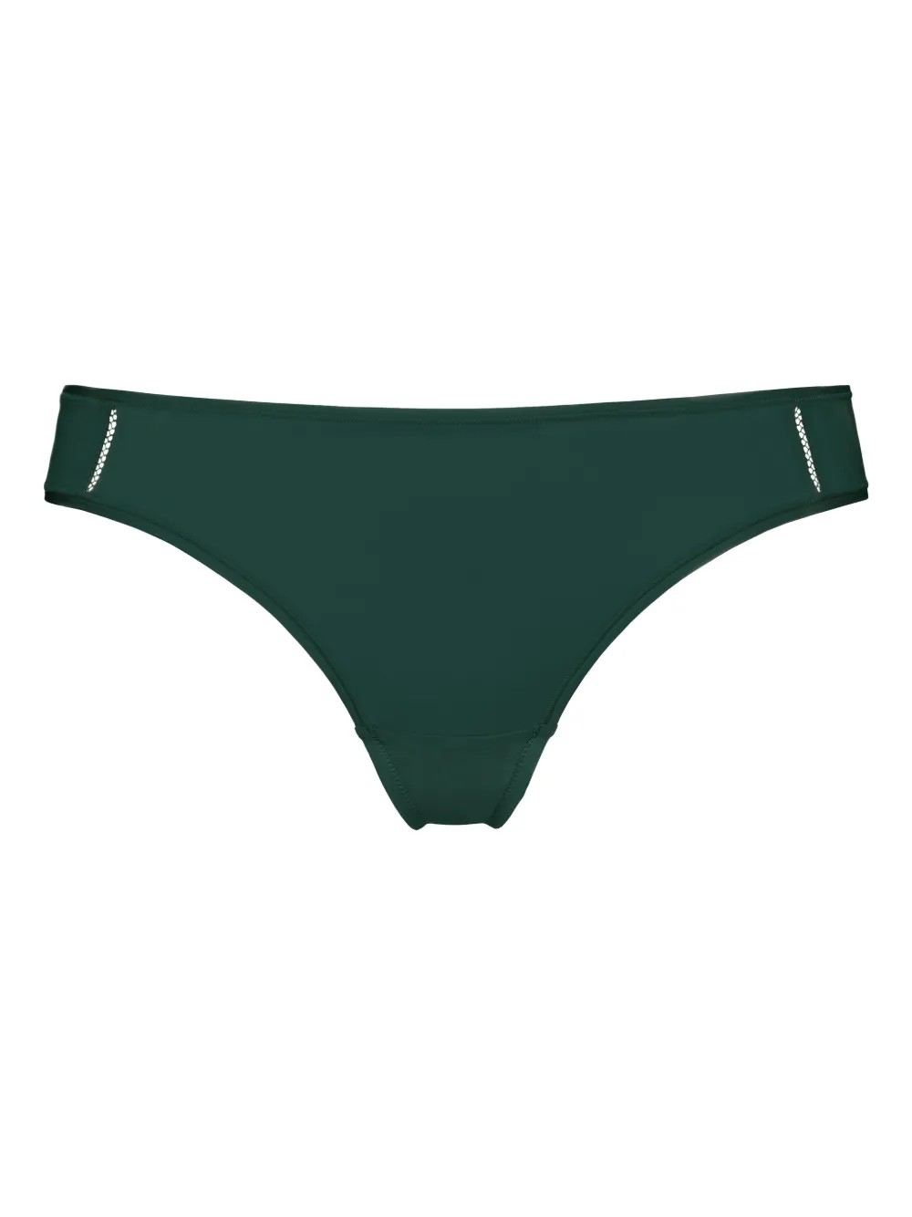 ERES Slip Enora Soyeuse con dettagli semi trasparenti - Verde