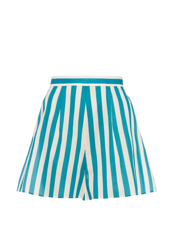 Eres Striped Shorts in Blue