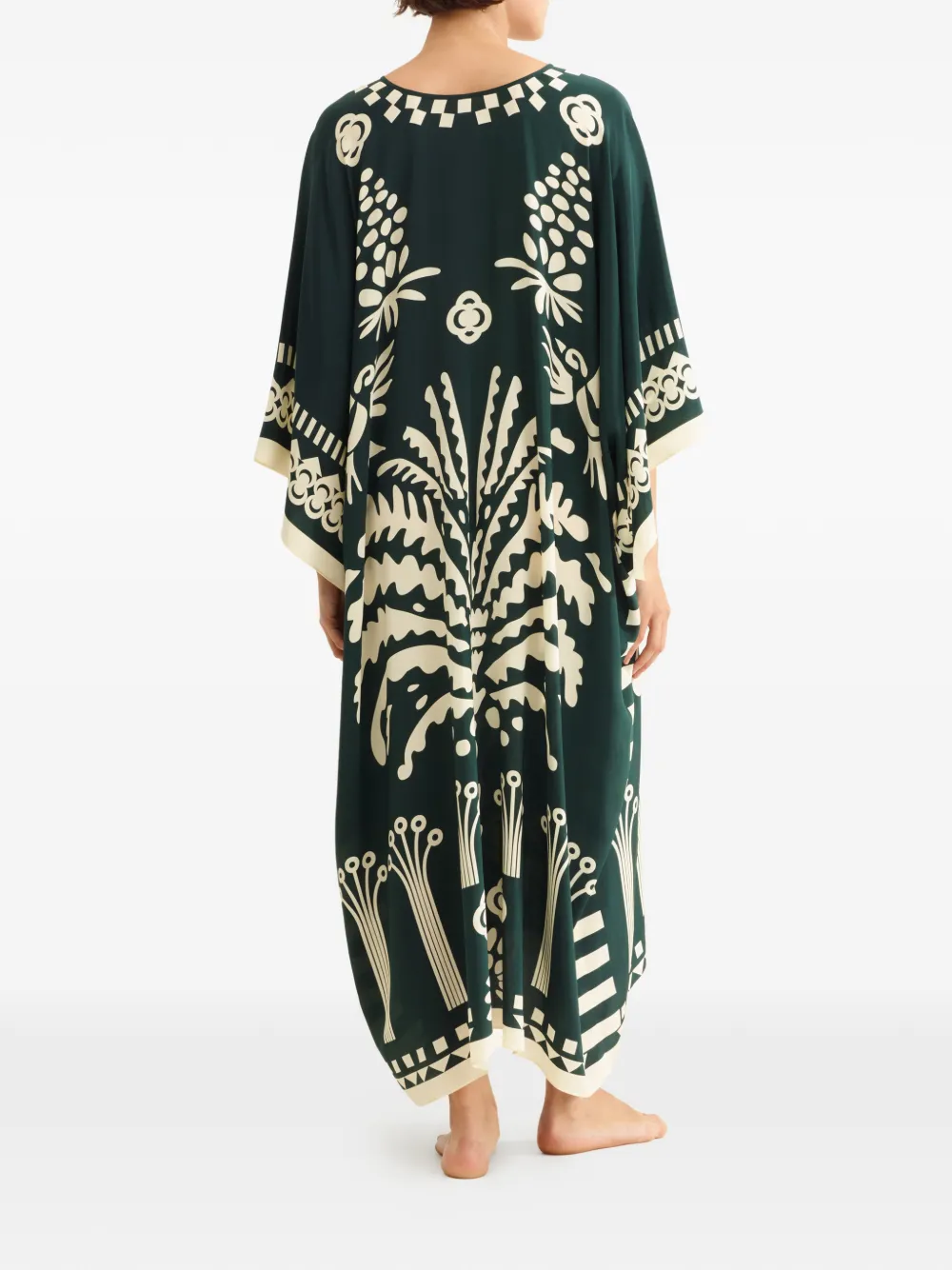  Eres Holi V-neck Kaftan - Green 