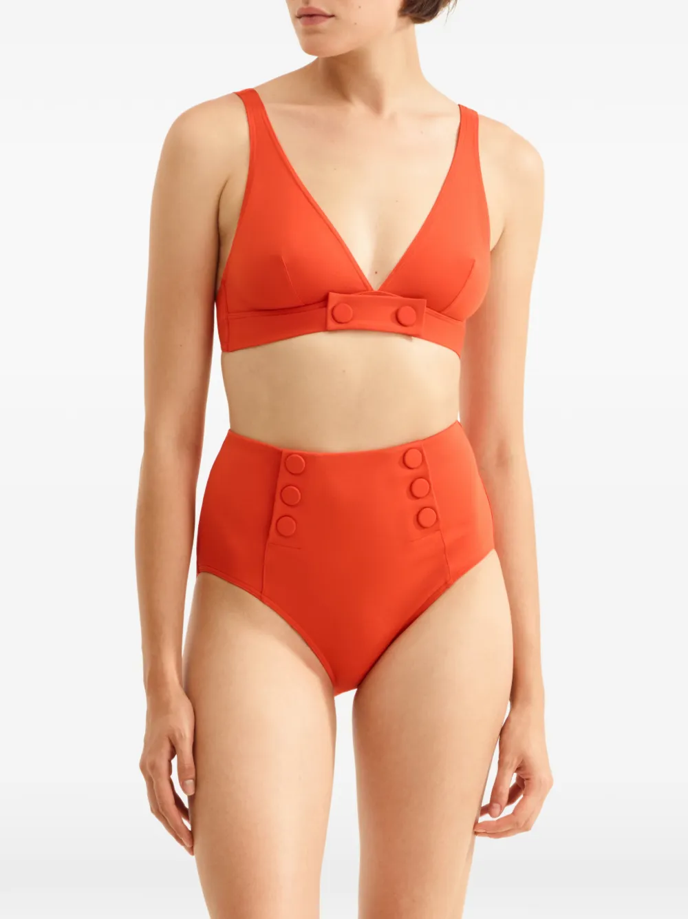 ERES Flaneuse high waist bikinislip Rood