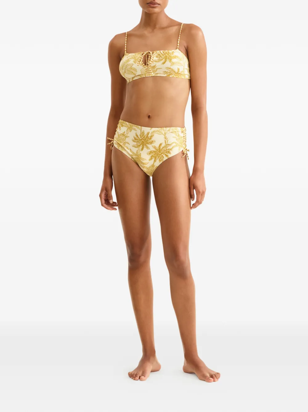 ERES Rêve bikinitop met bloemenprint Geel