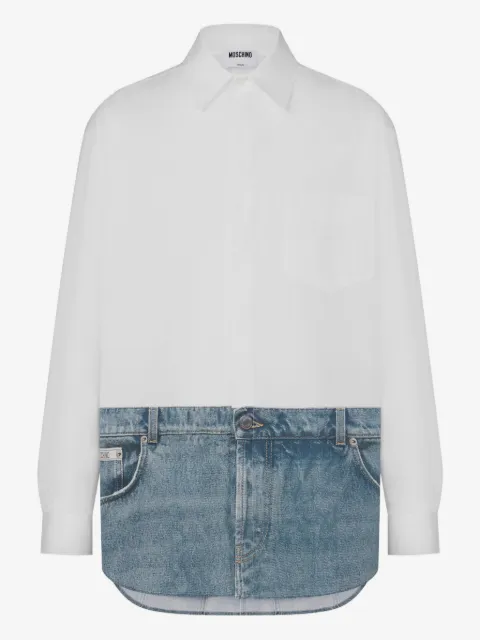 Moschino print-panel shirt
