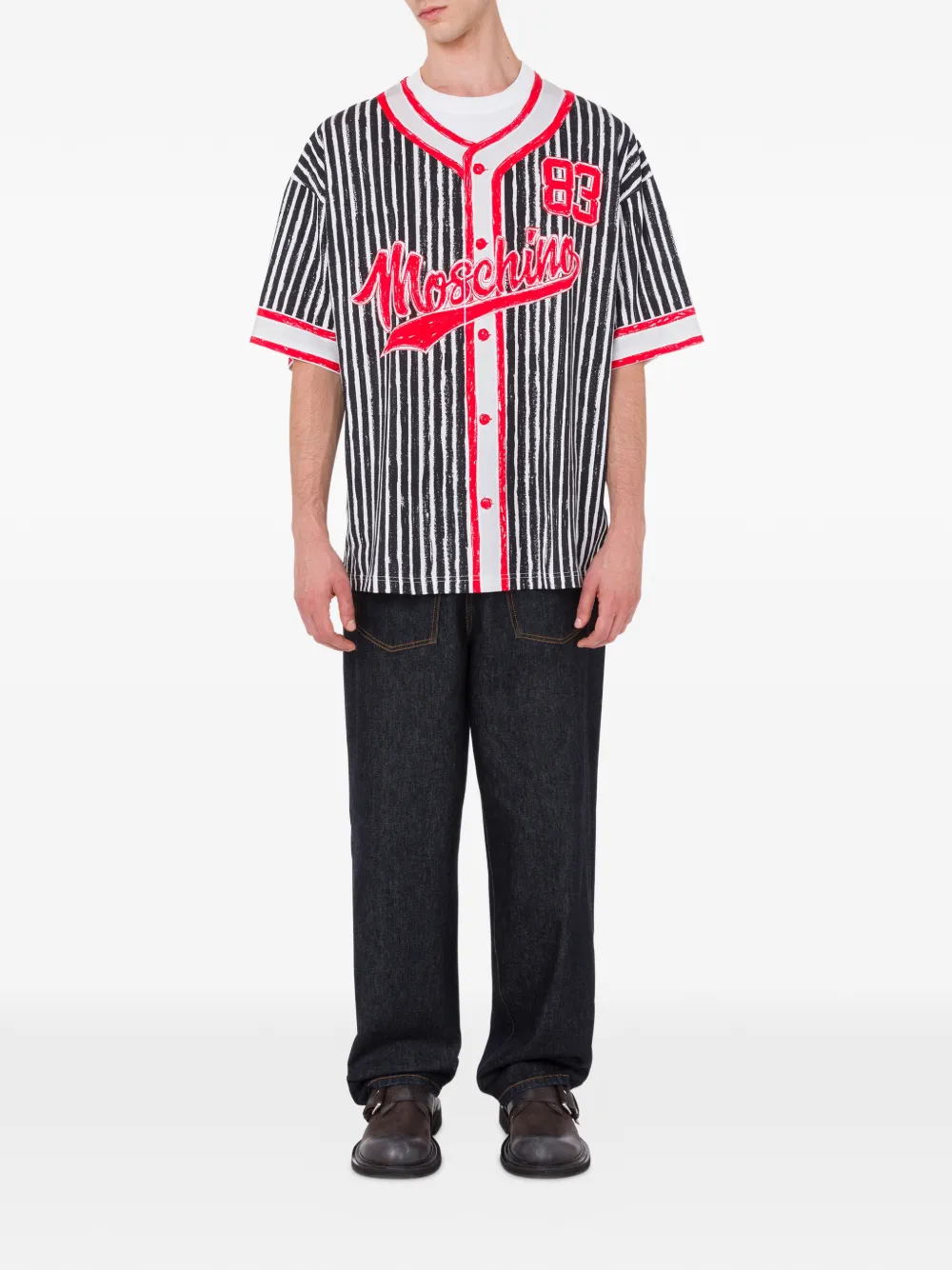 Moschino sudadera a rayas estampadas | Playeras | Image 2