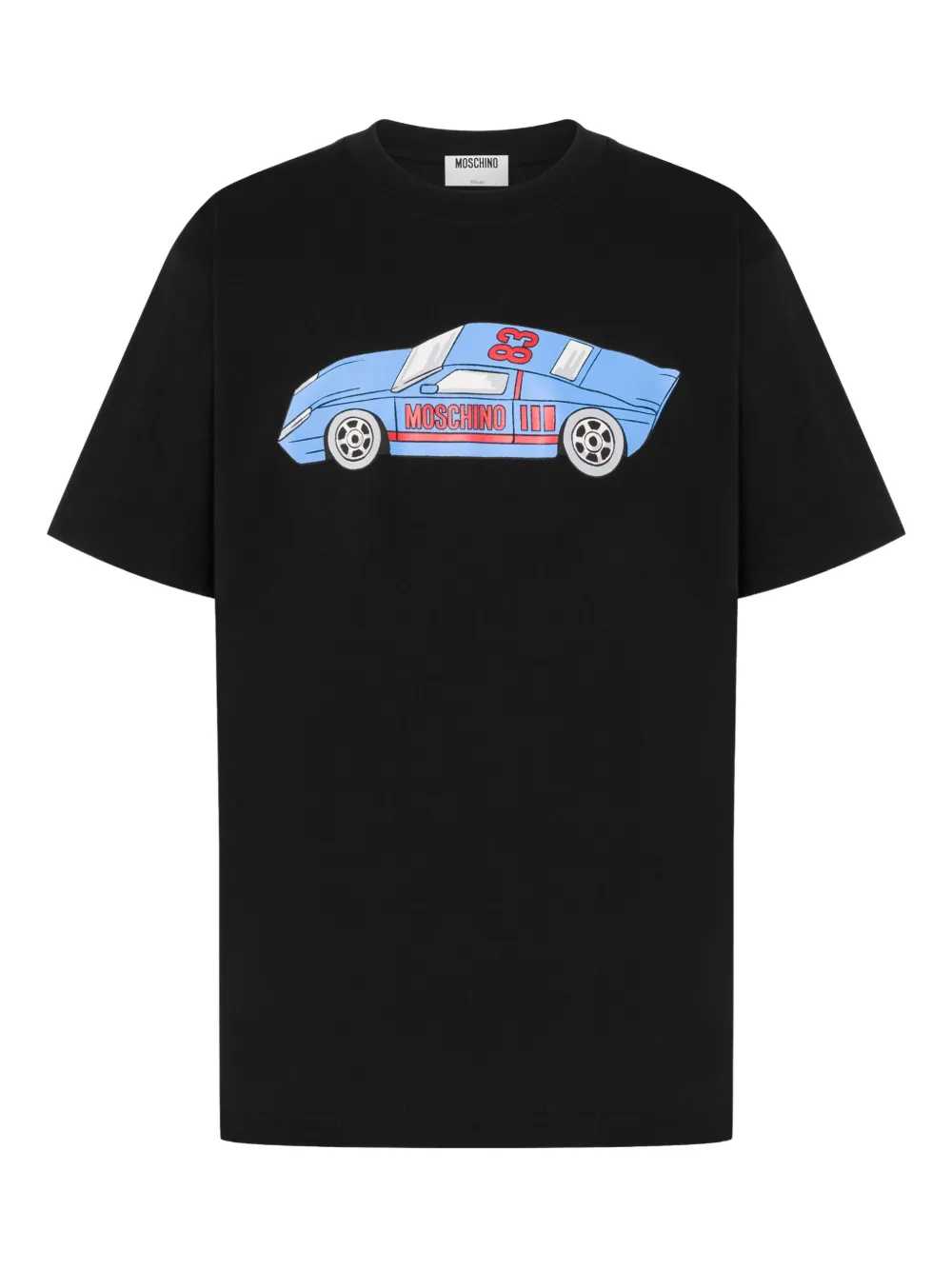 Moschino car-print cotton T-shirt - Nero