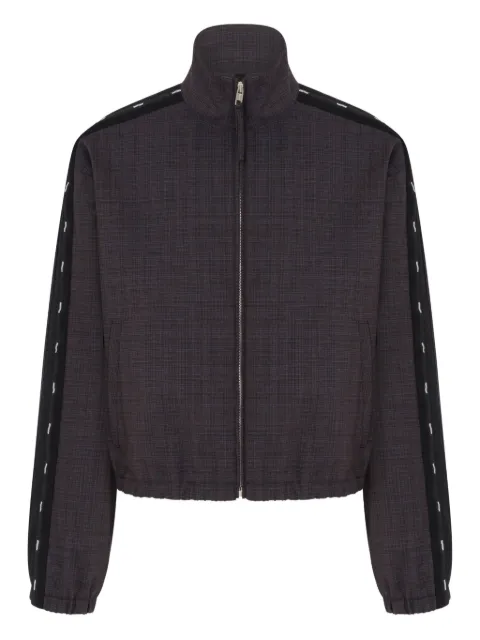 Moschino strip-detail bomber jacket