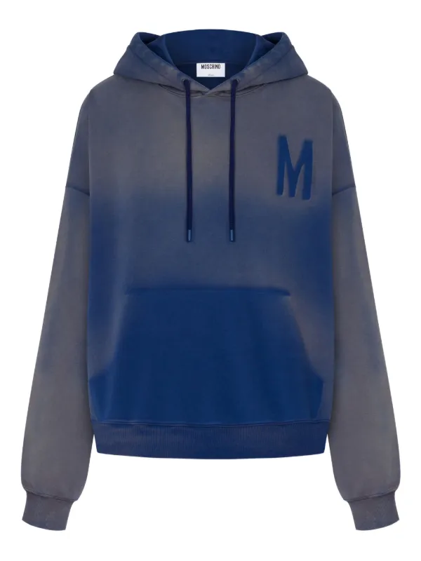 Moschino Gradient-effect Hoodie in Blue