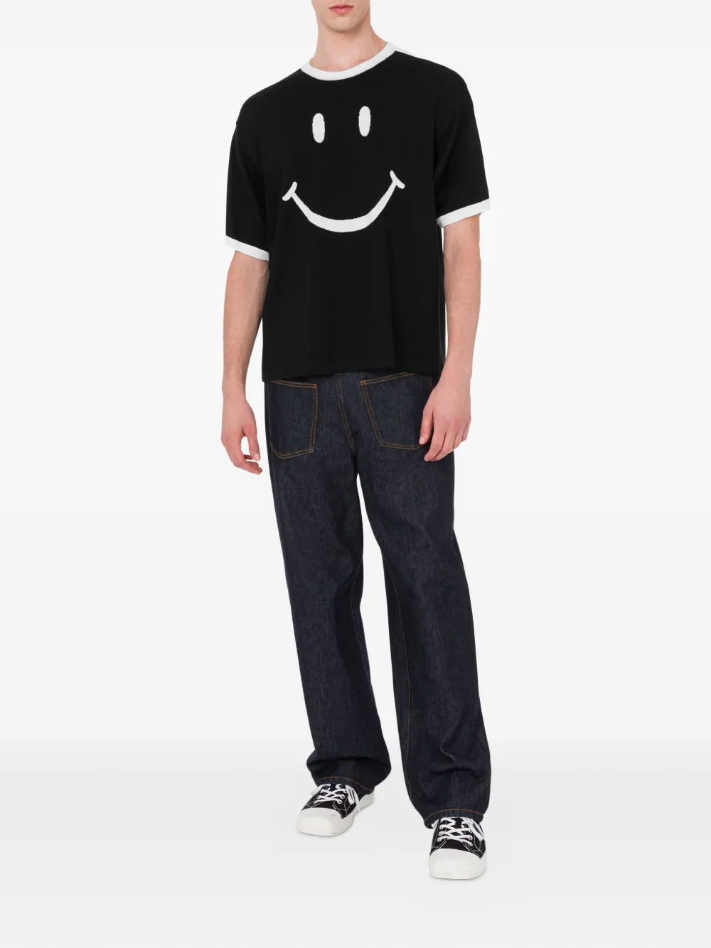 Moschino playera con motivo Smiley en intarsia | Playeras | Image 2