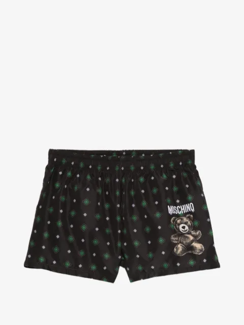 Moschino shorts de playa con pretina elástica