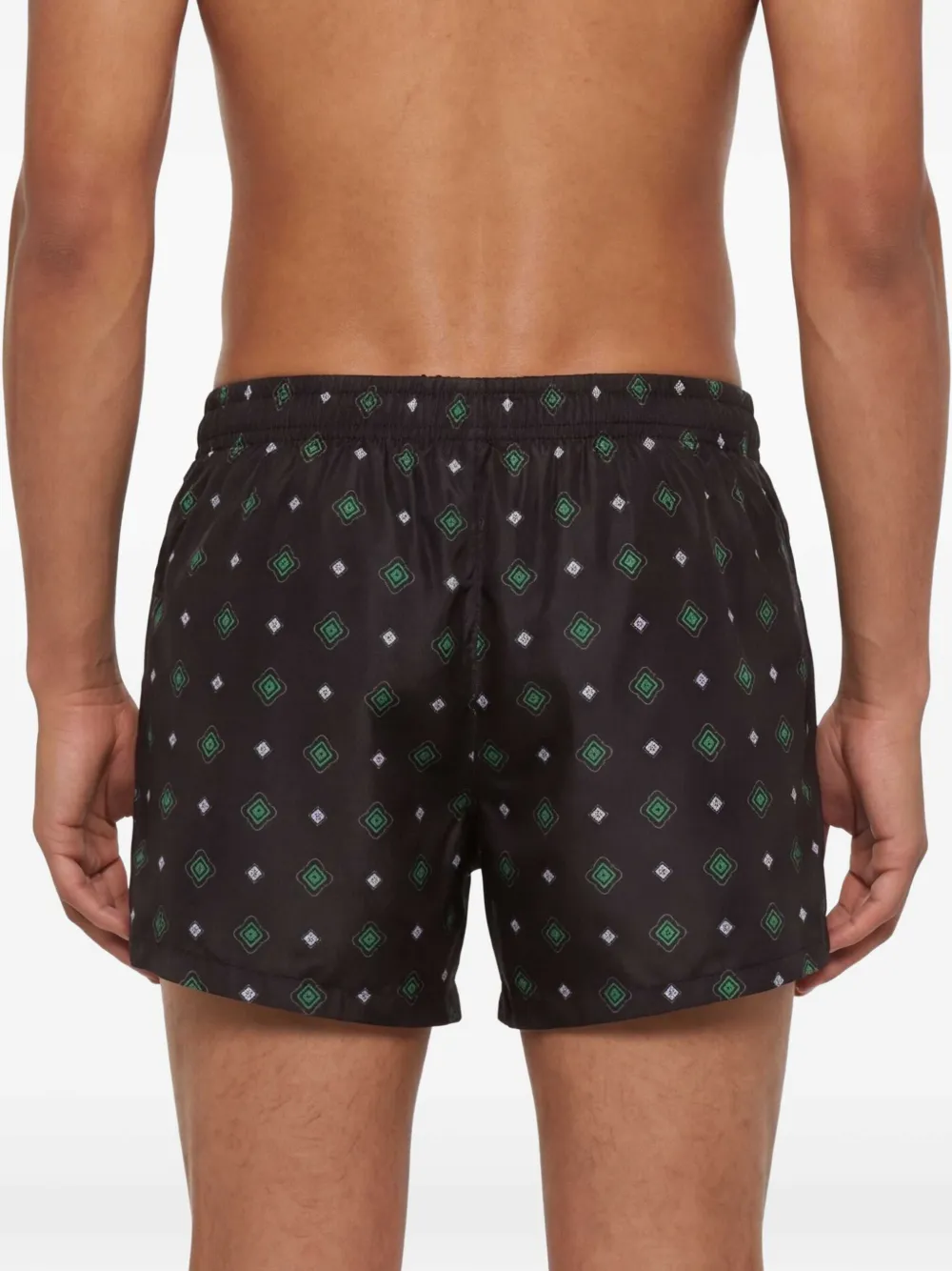 Moschino Teddy Bear nylon zwembroek Zwart