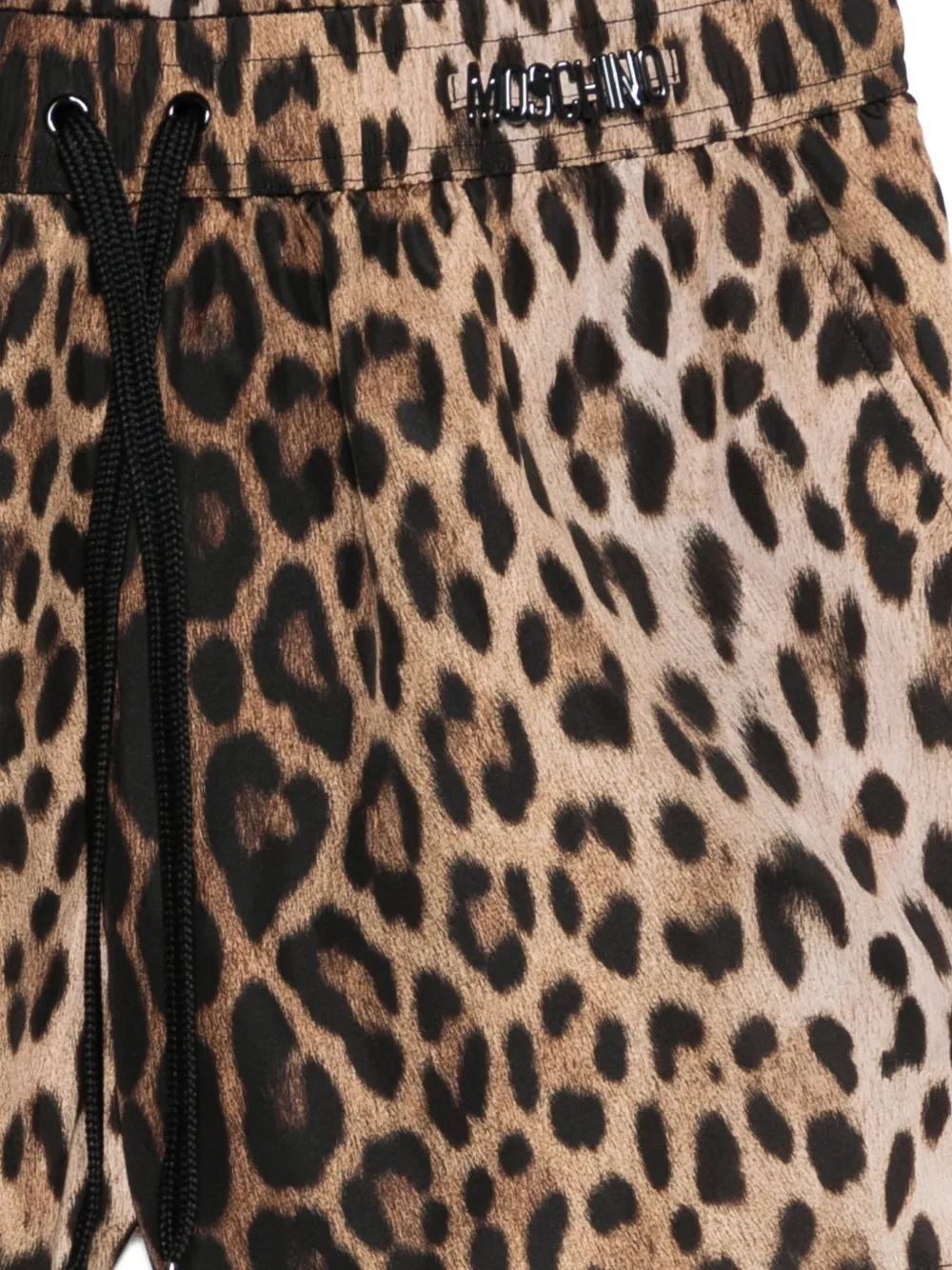 Moschino Leopard-print Swim Shorts - Neutrals 