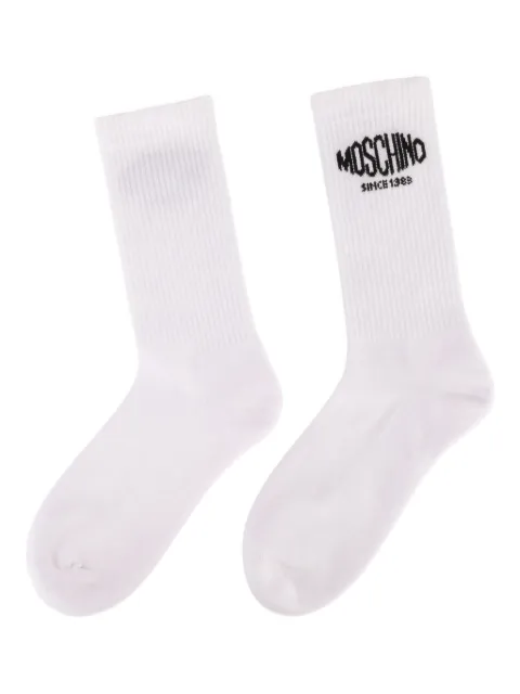Moschino logo-detail socks
