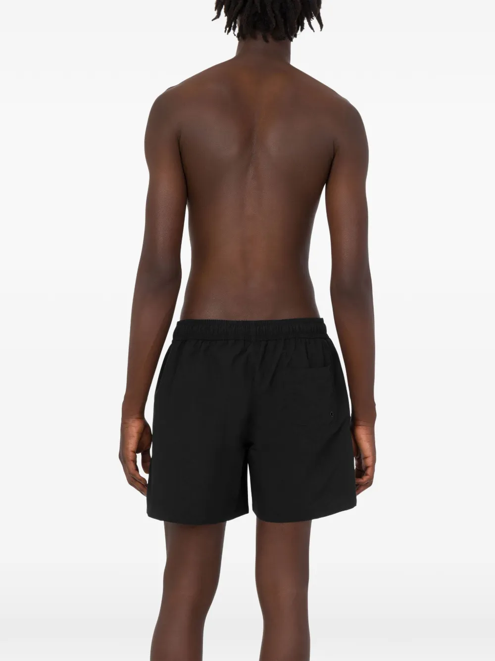Moschino Zwembroek met logo Zwart