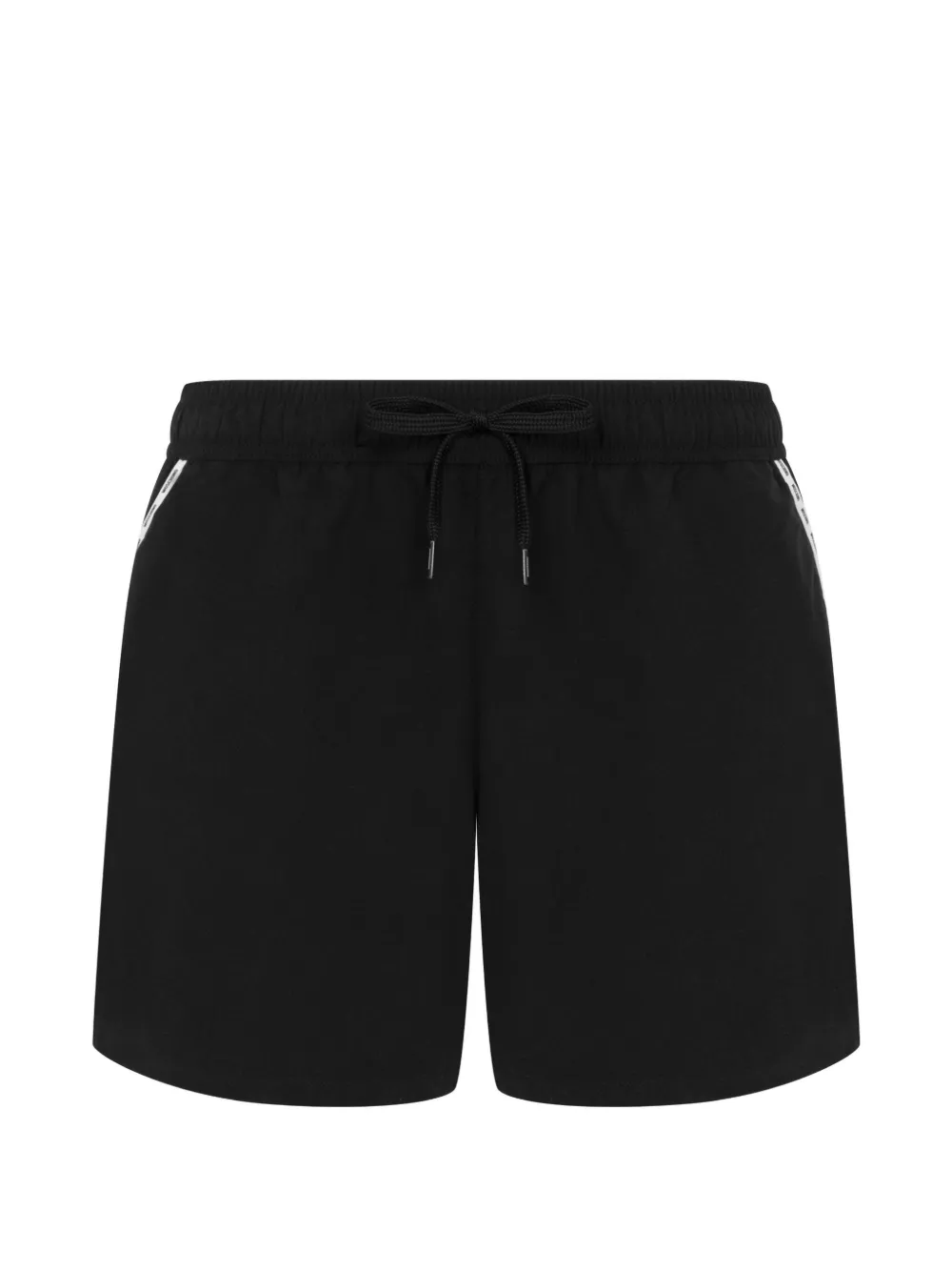 Moschino drawstring logo swim shorts - Nero