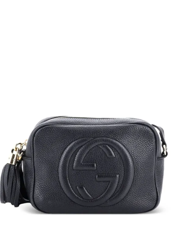 Gucci Pre-Owned Soho Disco Leather Small Crossbody Bag | Black