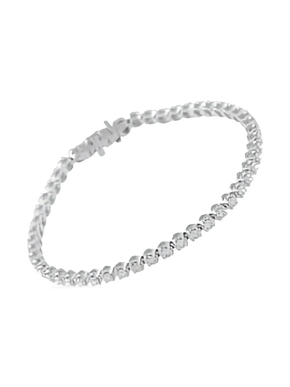 LB Exclusive 14K White Gold diamond tennis bracelet - Argento