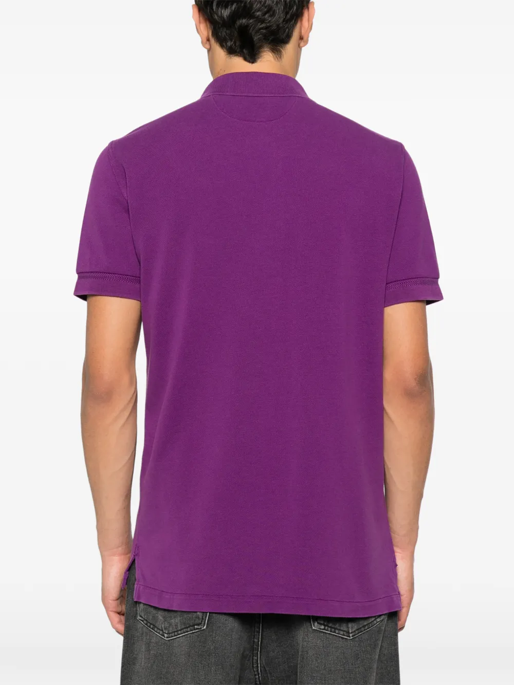 TOM FORD Poloshirt met knopen Paars