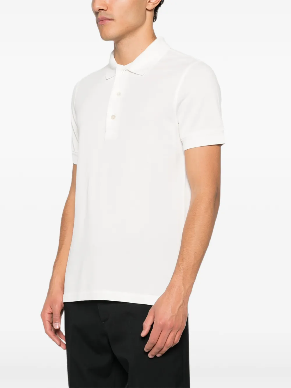 TOM FORD Poloshirt met korte mouwen Wit