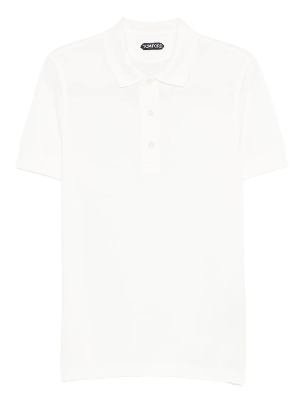 TOM FORD short-sleeve polo shirt - Bianco