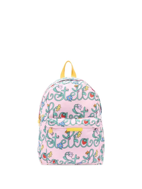 Stella McCartney Kids floral print backpack
