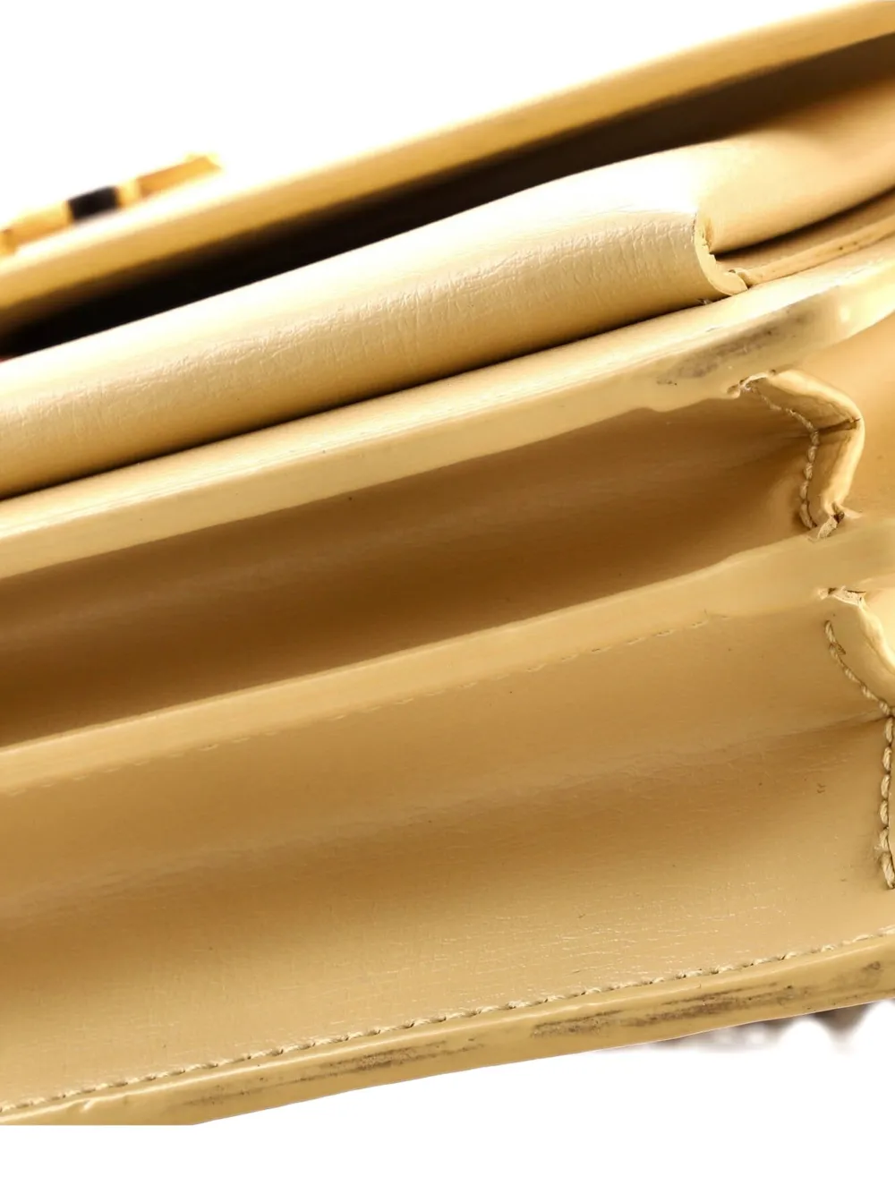 SAINT LAURENT Pre-owned Sunset Leather Medium Crossbody Bag In Neutral