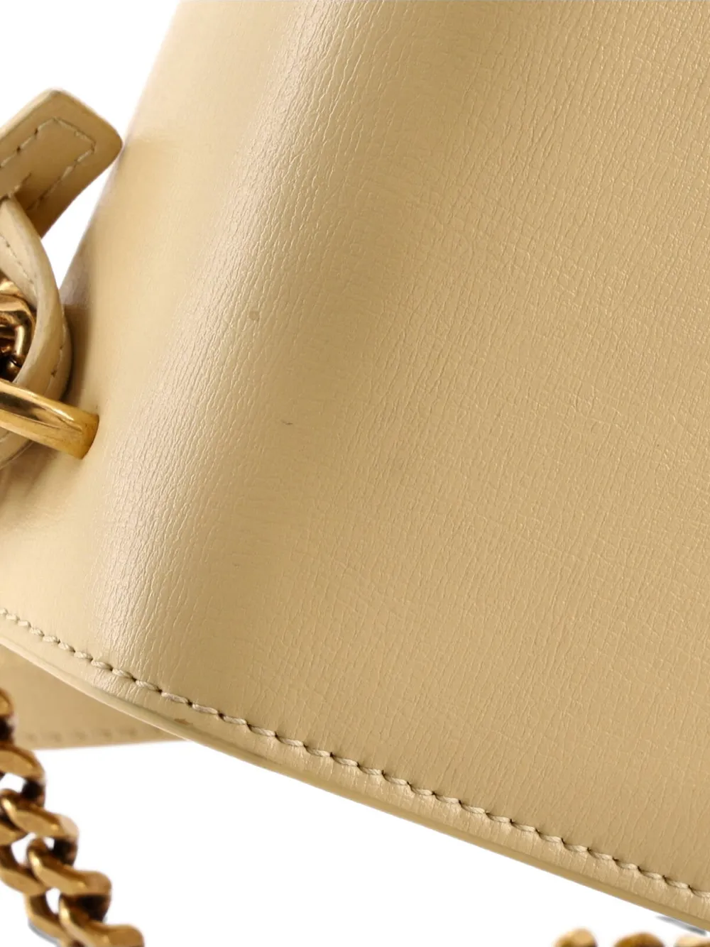 SAINT LAURENT Pre-owned Sunset Leather Medium Crossbody Bag In Neutral