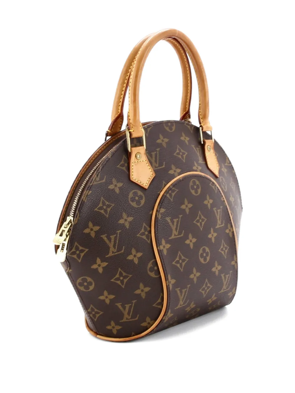 LOUIS VUITTON Pre-owned Ellipse Bag Monogram Canvas Pm Satchel In Brown