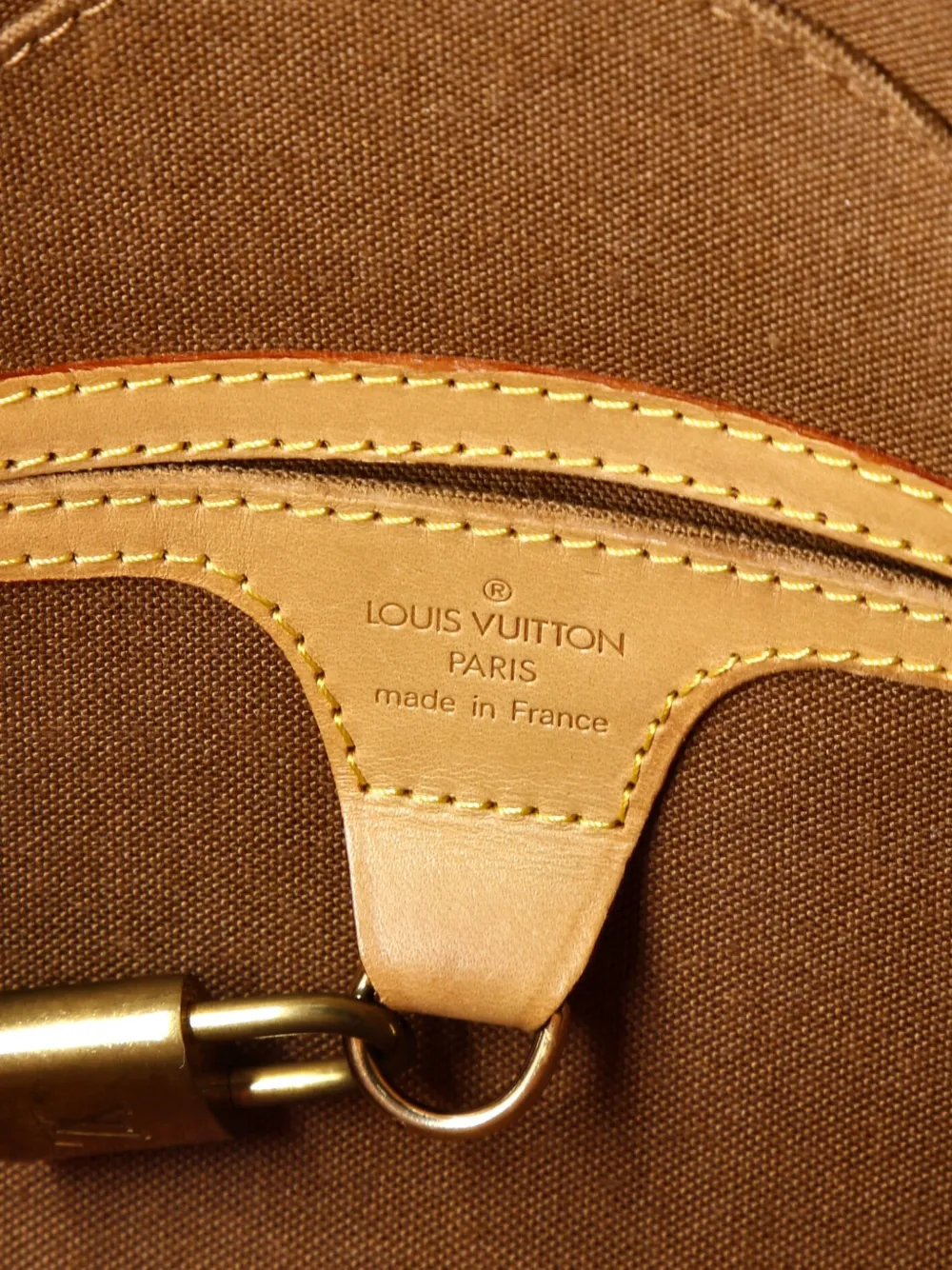 LOUIS VUITTON Pre-owned Ellipse Bag Monogram Canvas Pm Satchel In Brown