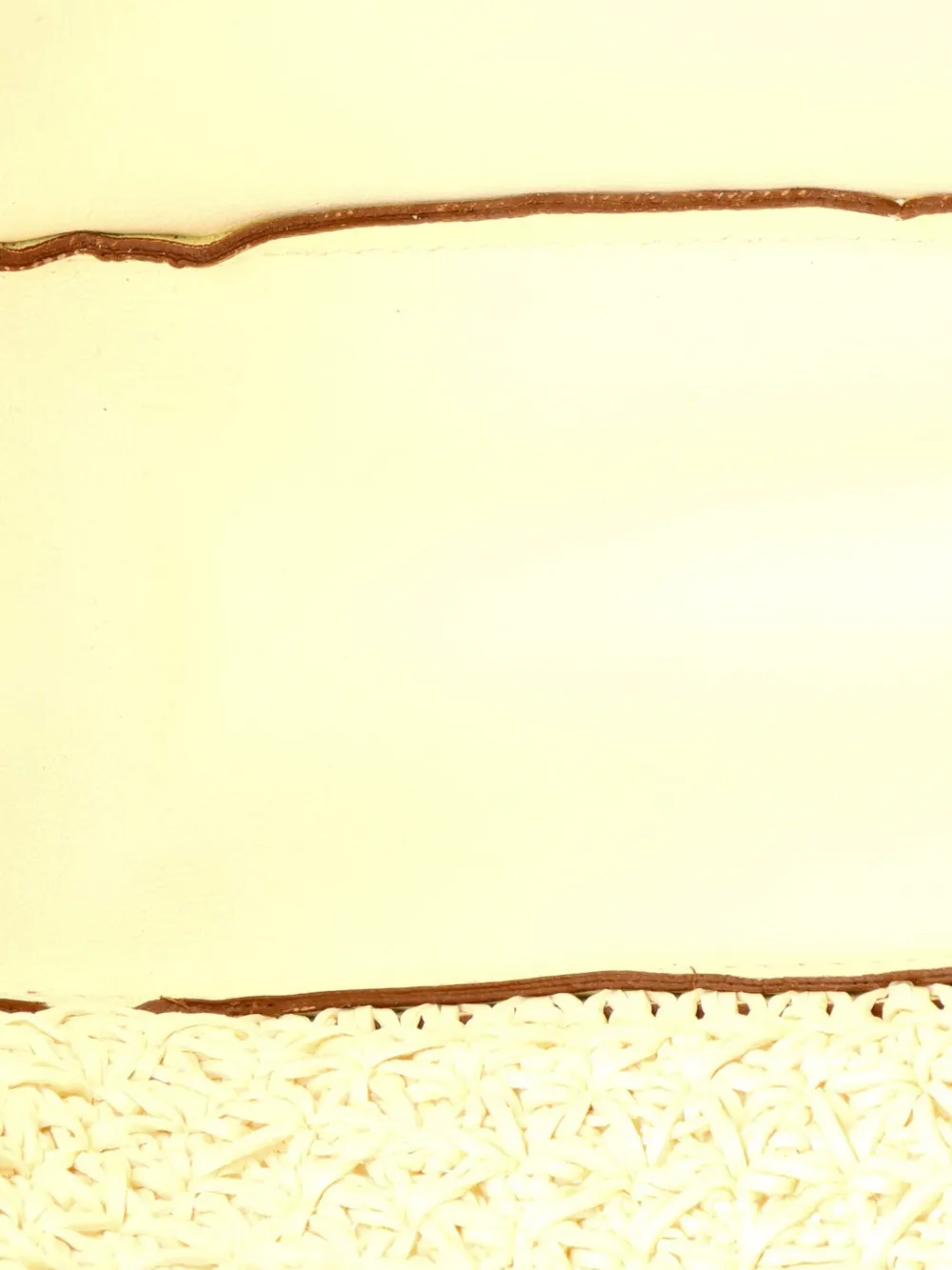 VALENTINO GARAVANI Pre-owned Vlogo All Time Flap Crochet Leather Shoulder Bag In Neutral