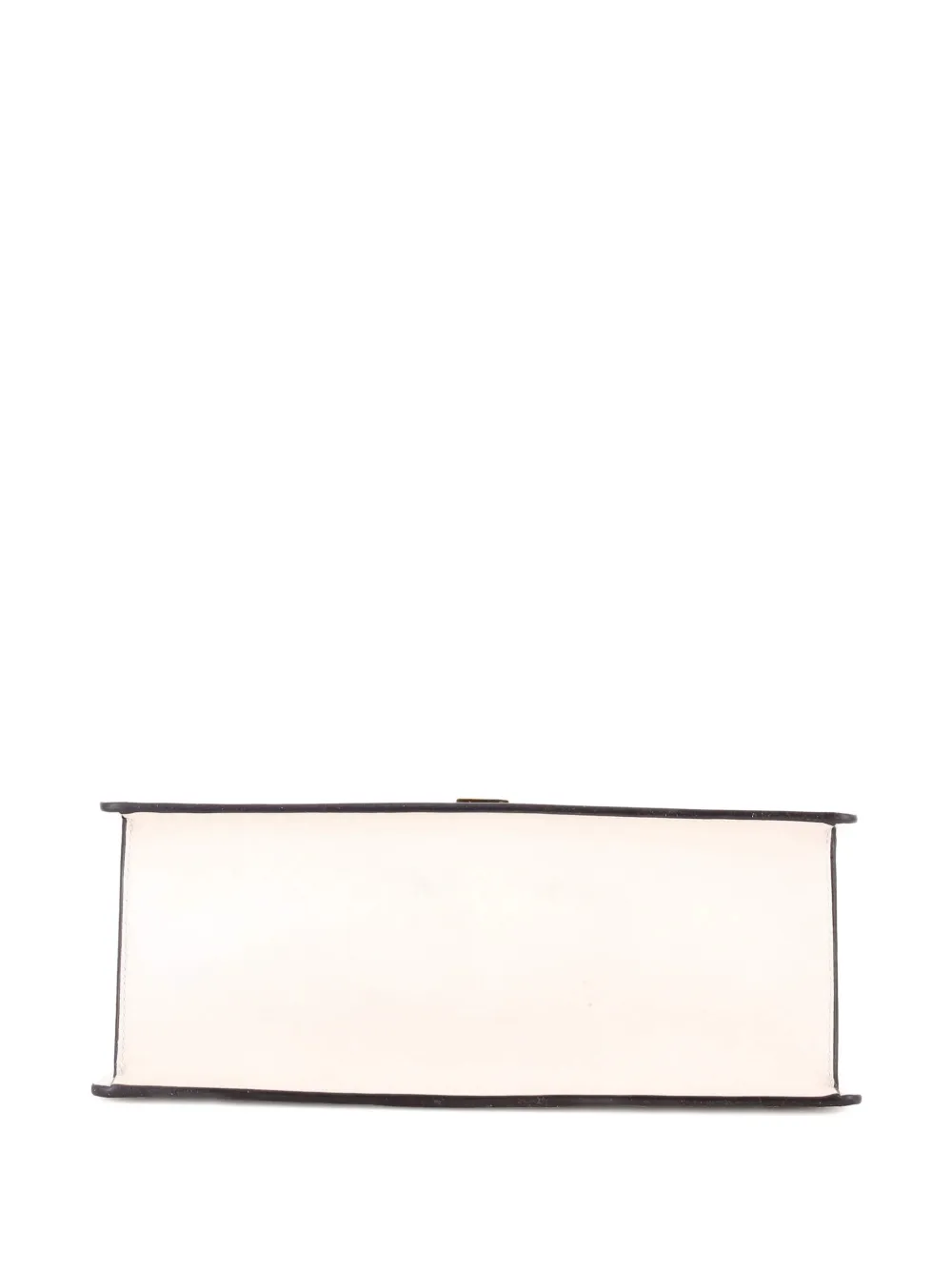 Pre-owned Gucci Sylvie Top Handle Bag Leather Medium Satchel In White