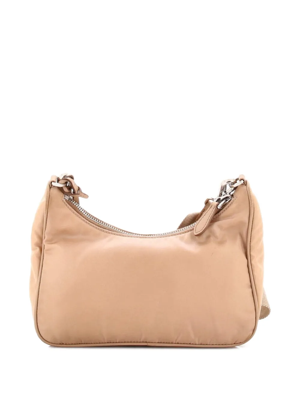 Pre-owned Prada Re-edition 2005 Shoulder Bag Tessuto Small Crossbody Bag In Neutral