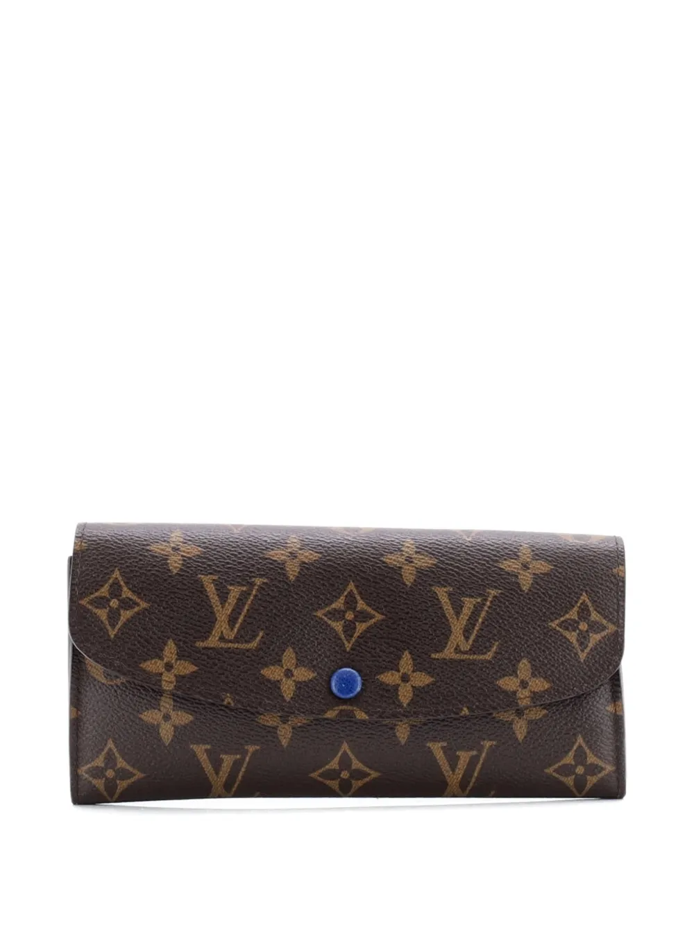 Pre-owned Louis Vuitton Emilie Wallet Monogram Canvas Small Wallets In Brown