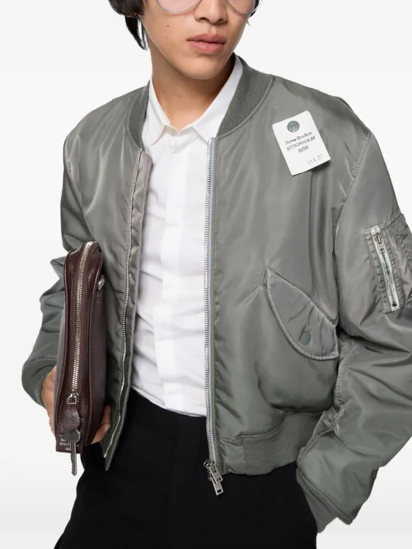 Acne Studios ボンバージャケット | グレー | FARFETCH JP