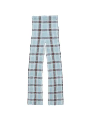 Slim-fit Tartan-check Trousers
