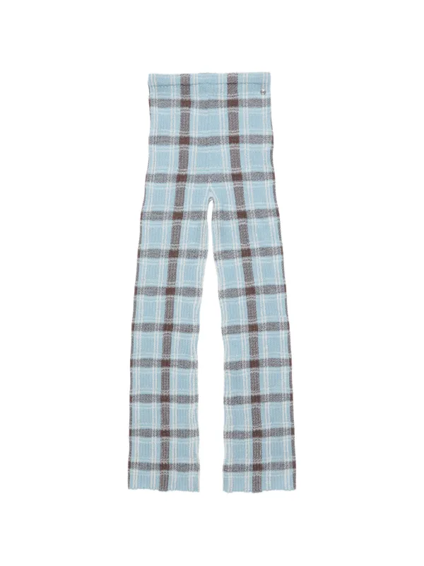 Acne Studios Fitted Wool Trousers in Blue