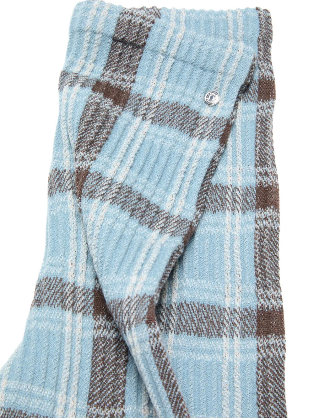 Acne Studios Geruite broek Blauw
