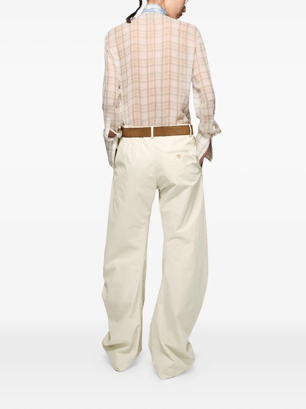  Acne Studios Wide-leg Trousers - Neutrals 