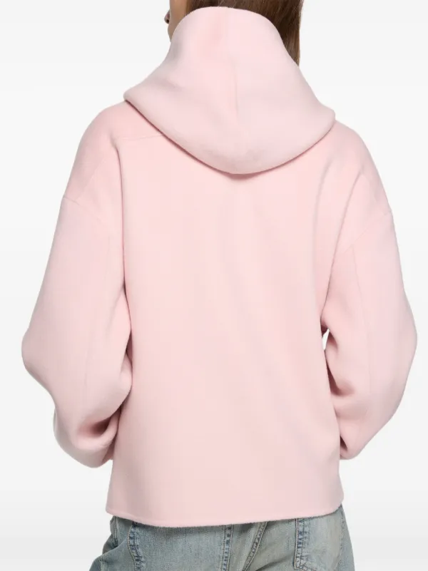 Acne Studios ジップアップ パーカー | ピンク | FARFETCH JP