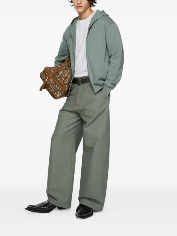 Acne Studios フリースパーカー ミントグリーン グリーン（緑）系 Acne Studios(アクネストゥディオス) パーカー