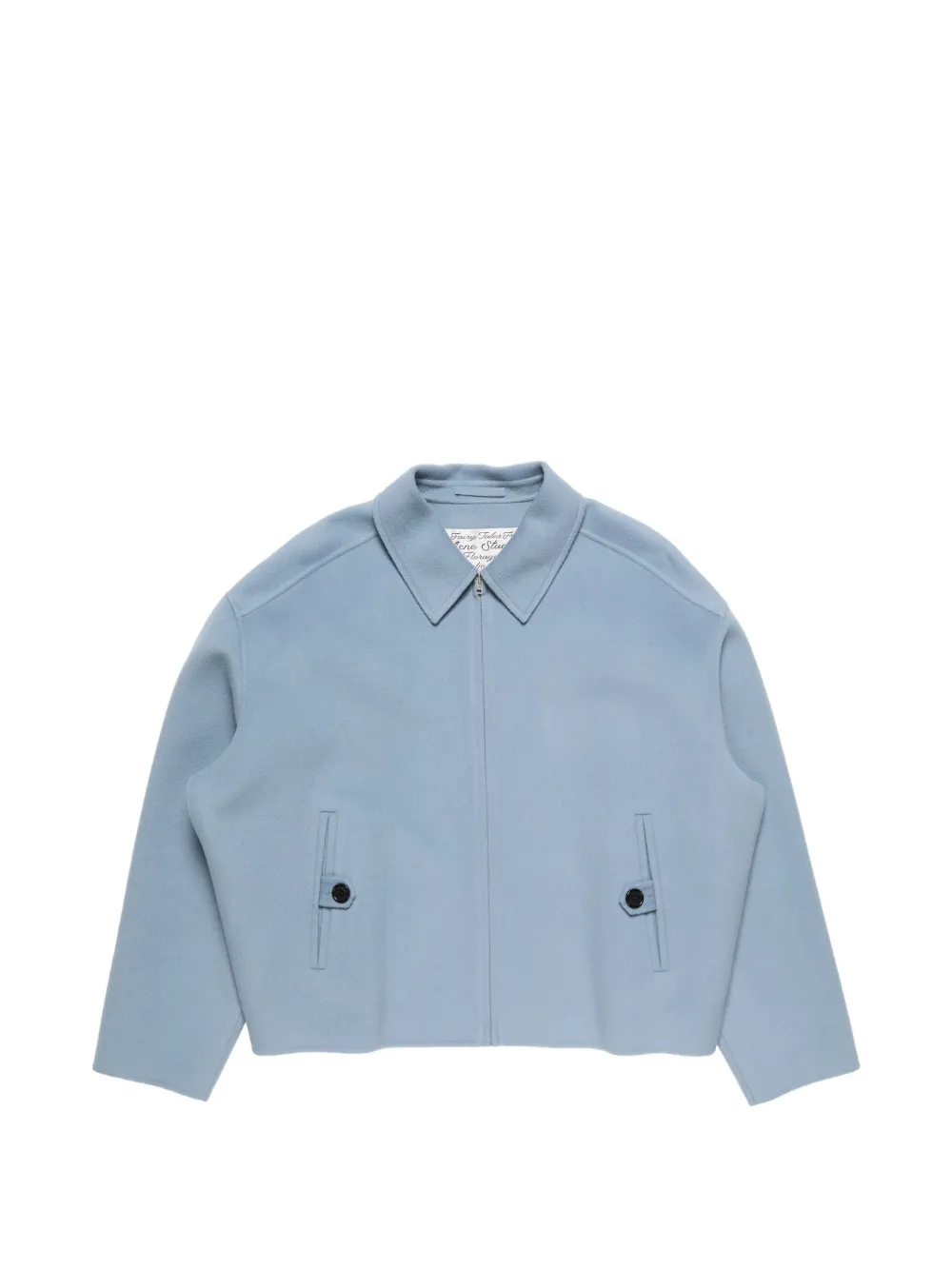 Acne Studios zip-up wool jacket – Blue