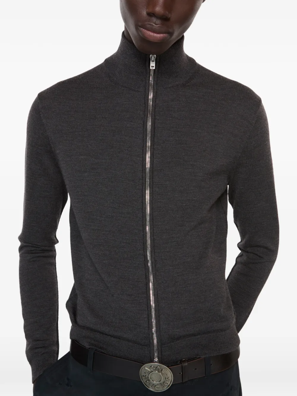 Acne Studios Vest met rits Grijs