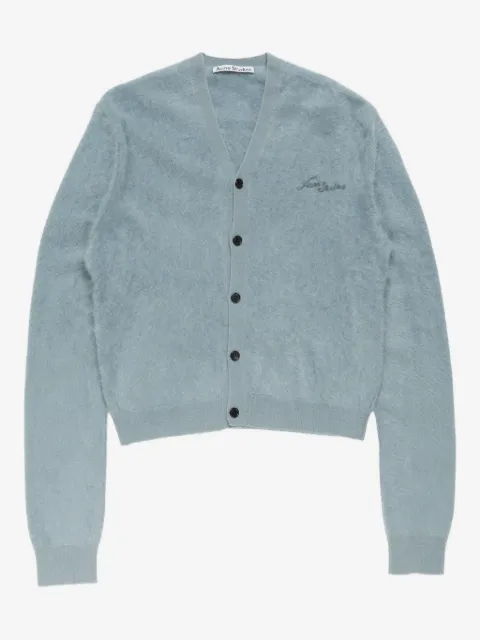 Acne Studios Vネック ファジーカーディガン