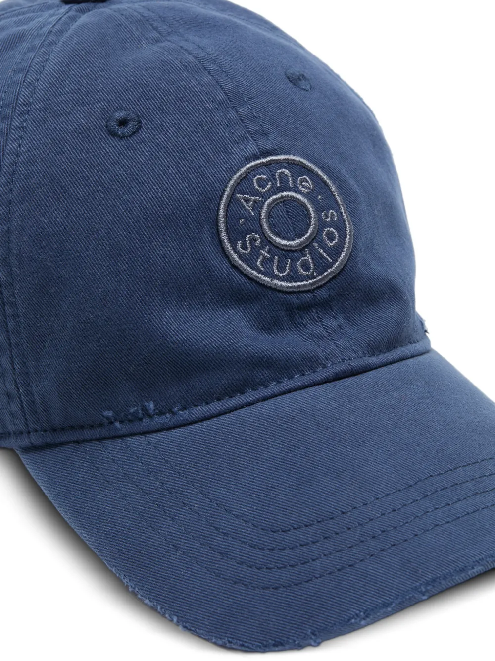  Acne Studios Logo-embroidered Cap - Blue 