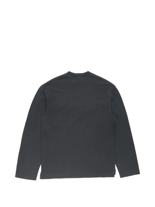 Acne Studios Embroidered Logo T-shirt | Grey | FARFETCH ZA