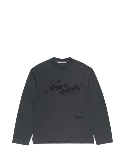 Acne Studios logo long-sleeve T-shirt