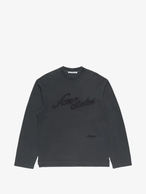 Acne Studios embroidered logo T-shirt