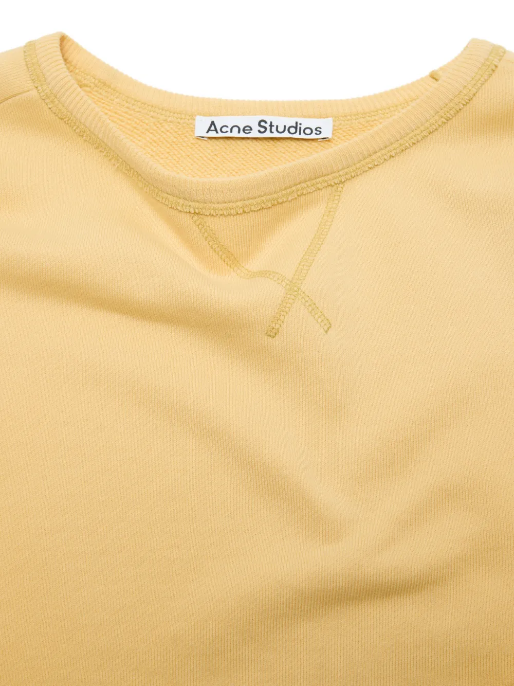 Acne Studios Sweater met logo Geel